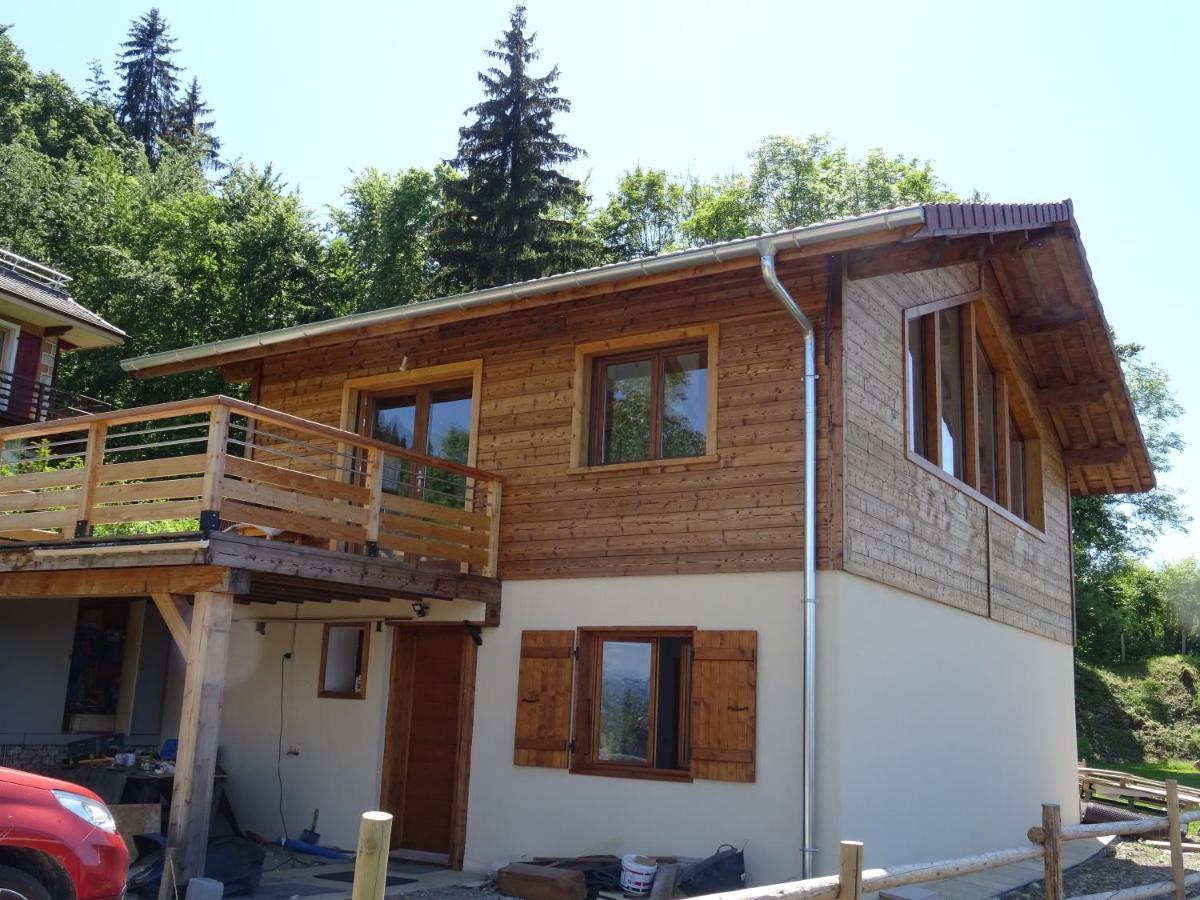 Chalet Neuf 6 Personnes Mont-Saxonnex Exterior foto